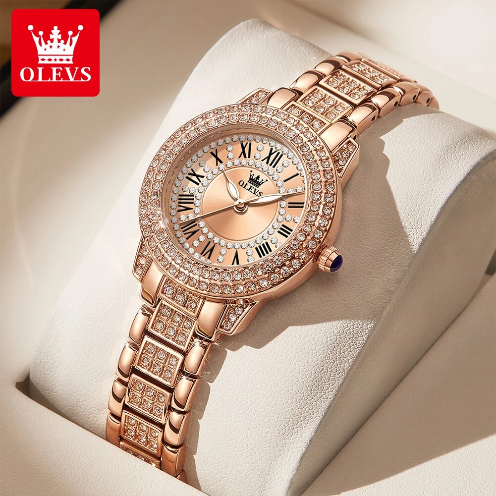 Lux Watch - OLEVS jam tangan kuarsa wanita, jam