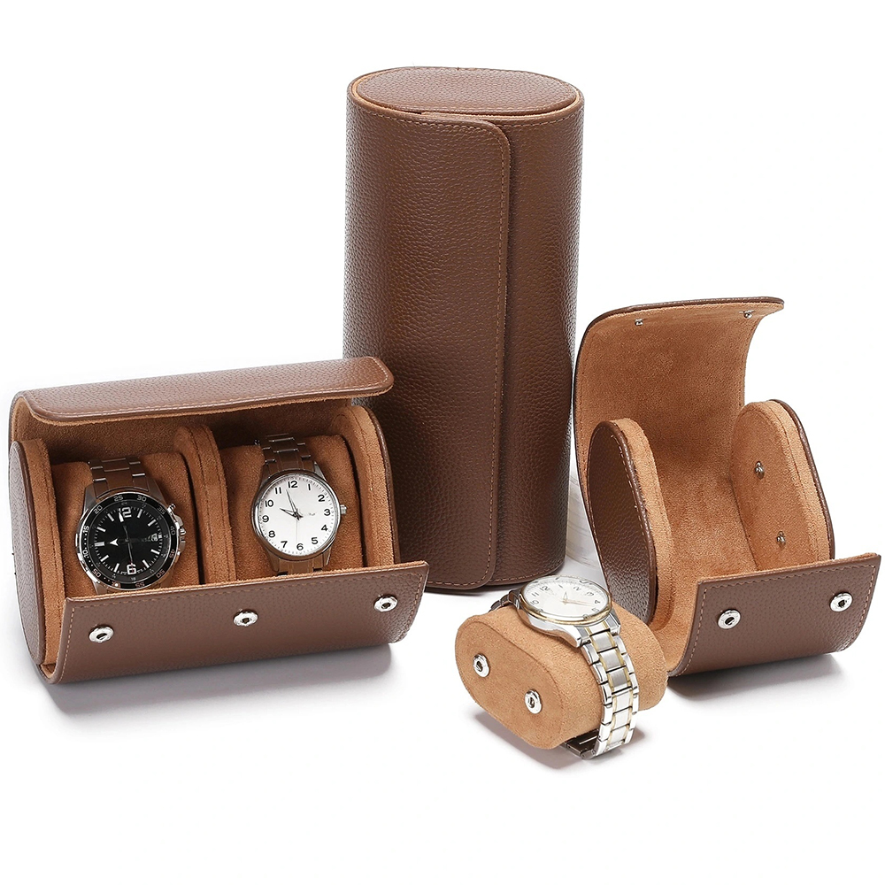 Luxury Watch Case Travel - Kotak Jam Tangan Kulit PU Mewah,