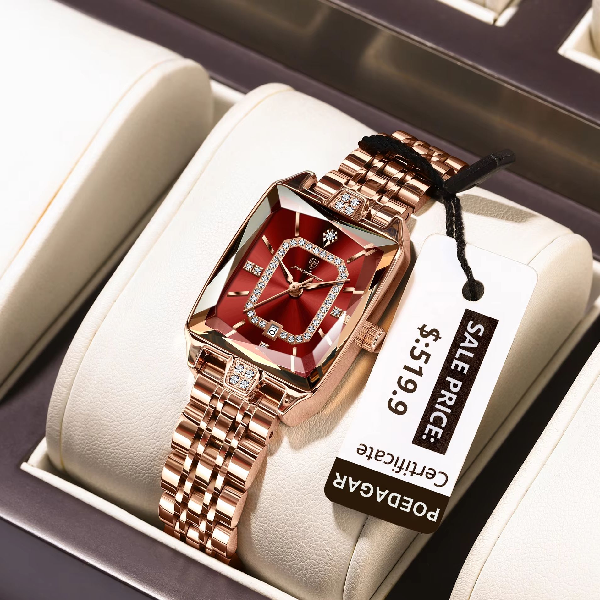 Lux Watch - POEDAGAR Jam Tangan Wanita Elegan Modis