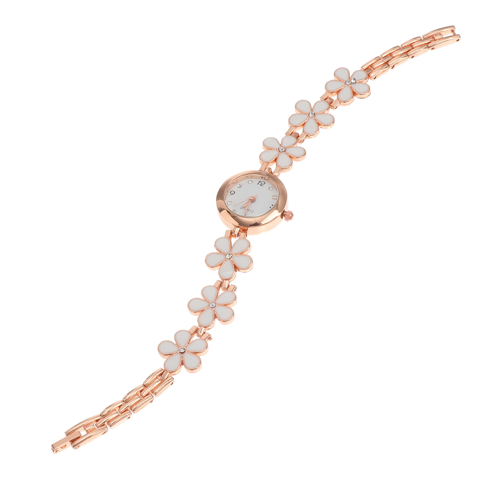 Luxury Watches - Jam Tangan Gelang Kristal Kuarsa Elegan