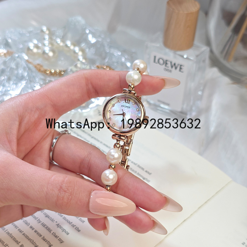 Luxury Watch Events - X-14 Gelang Plat Mutiara Gaya Retro