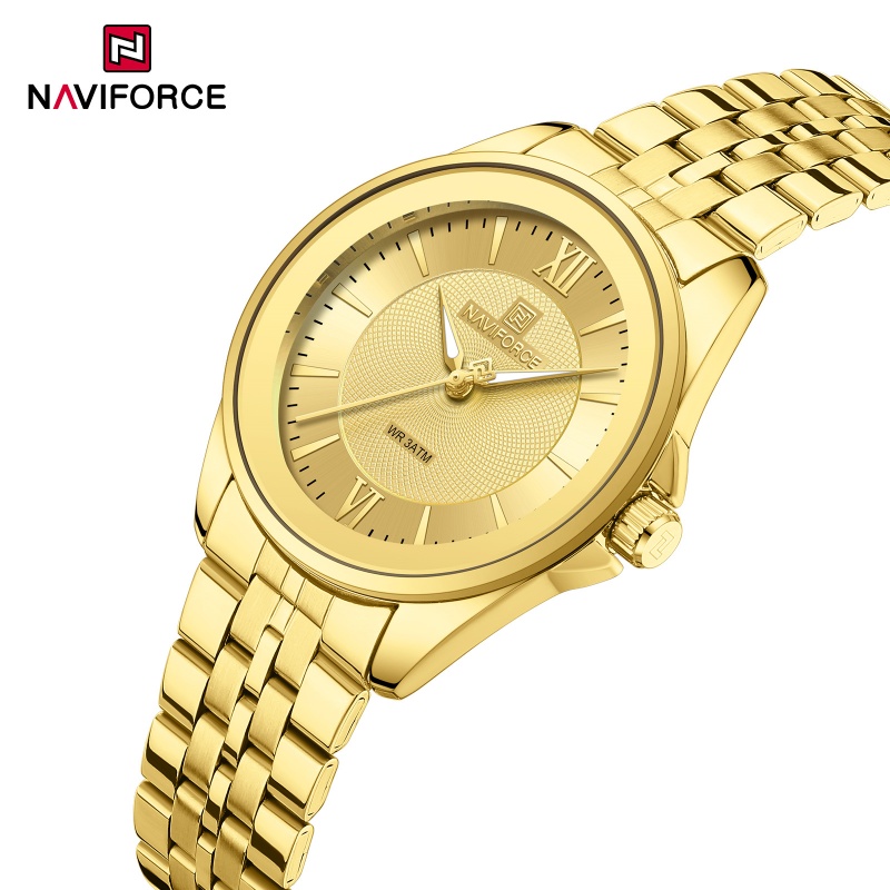 NAVIFORCE Jam Tangan Kuarsa Wa - Luxury Watch Black ulasan dan harga