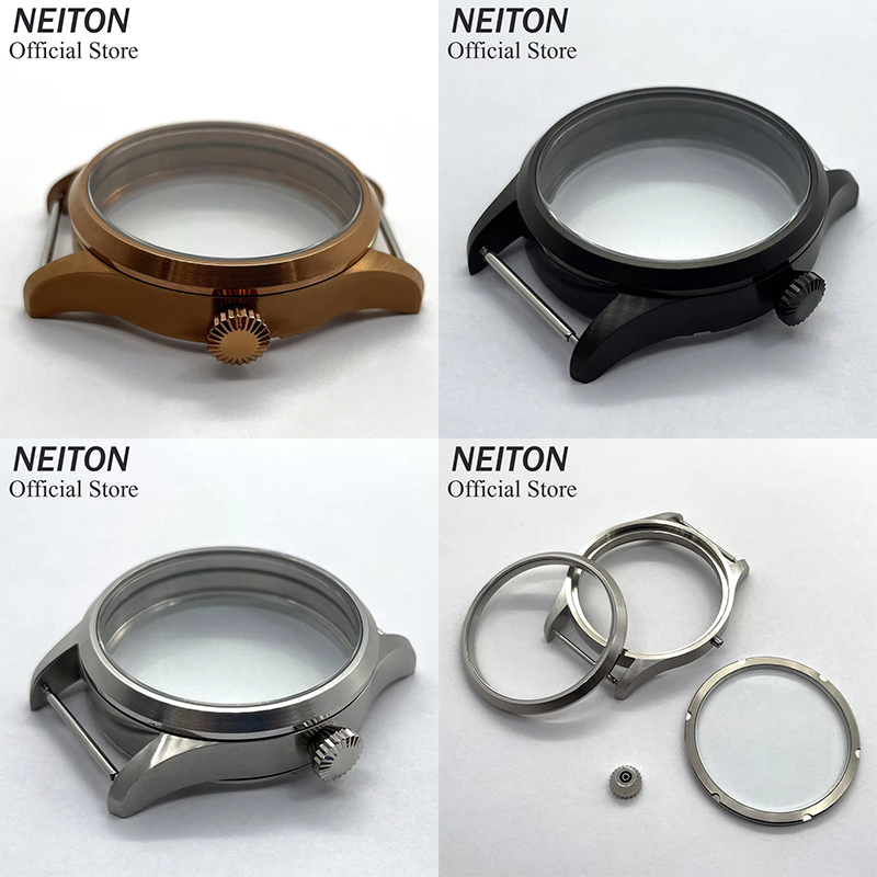NEITON 42Mm Casing Jam Tangan  - Luxury Watch Black ulasan dan harga
