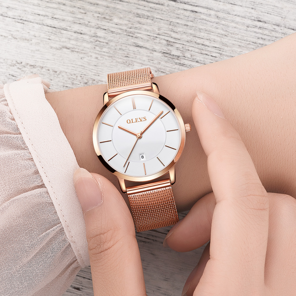 OLEVS Jam Tangan untuk Wanita  - Luxury Watch Case Travel ulasan dan harga
