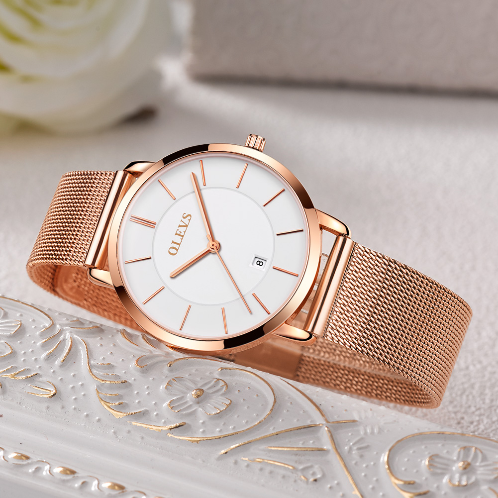 OLEVS Jam Tangan untuk Wanita  - Luxury Watch Case Travel ulasan dan harga