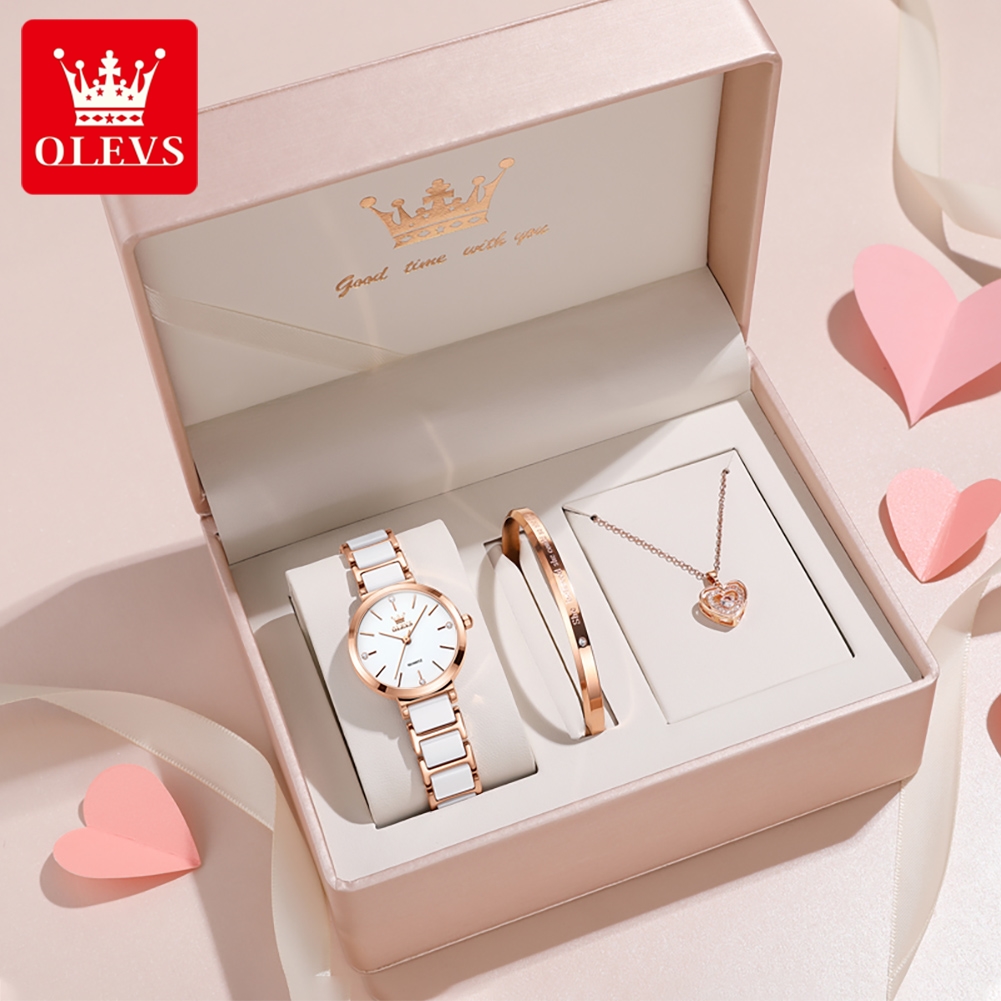 Jam Tangan Wanita OLEVS 5877 M - Luxury Watches ulasan dan harga