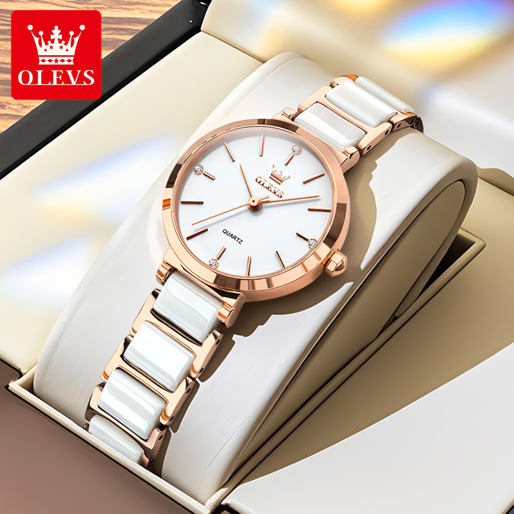 Jam Tangan Wanita OLEVS 5877 M - Luxury Watches ulasan dan harga