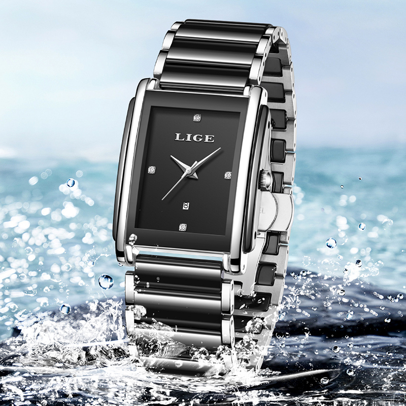 LIGE Jam Tangan Wanita Mewah B - Lux Watch ulasan dan harga