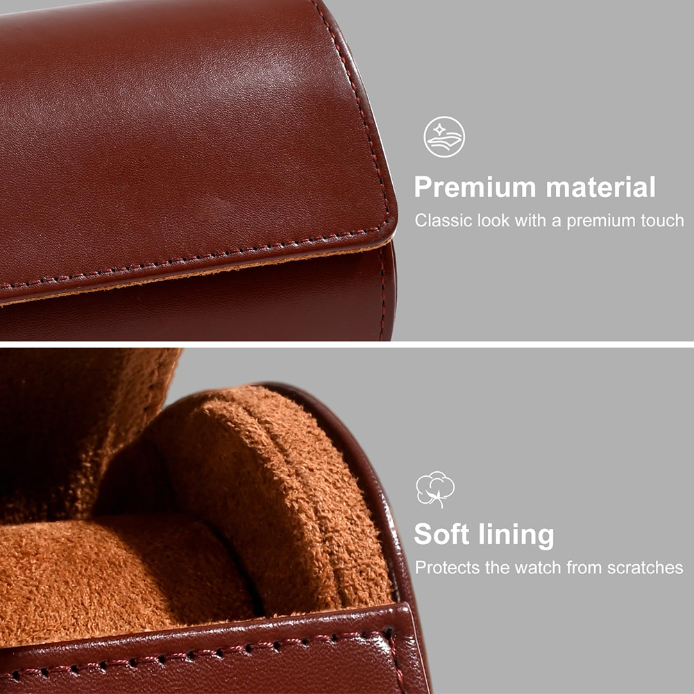 Kotak Jam Tangan Kulit PU Mewa - Luxury Watch Case Travel ulasan dan harga