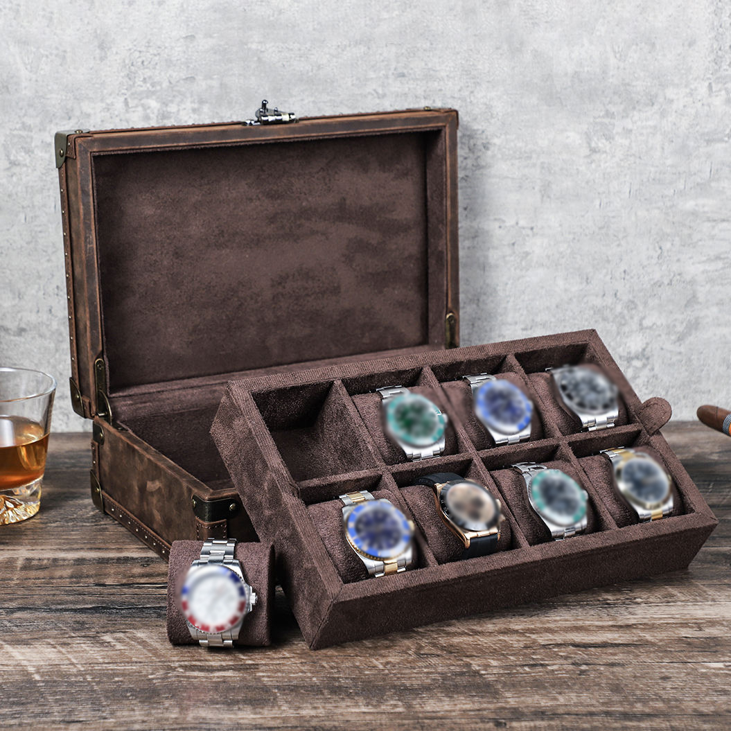 Kotak Jam Tangan Kulit Custom  - Luxury Watch Case Travel ulasan dan harga