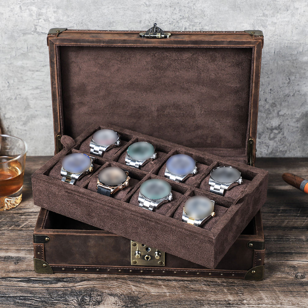 Kotak Jam Tangan Kulit Custom  - Luxury Watch Case Travel ulasan dan harga