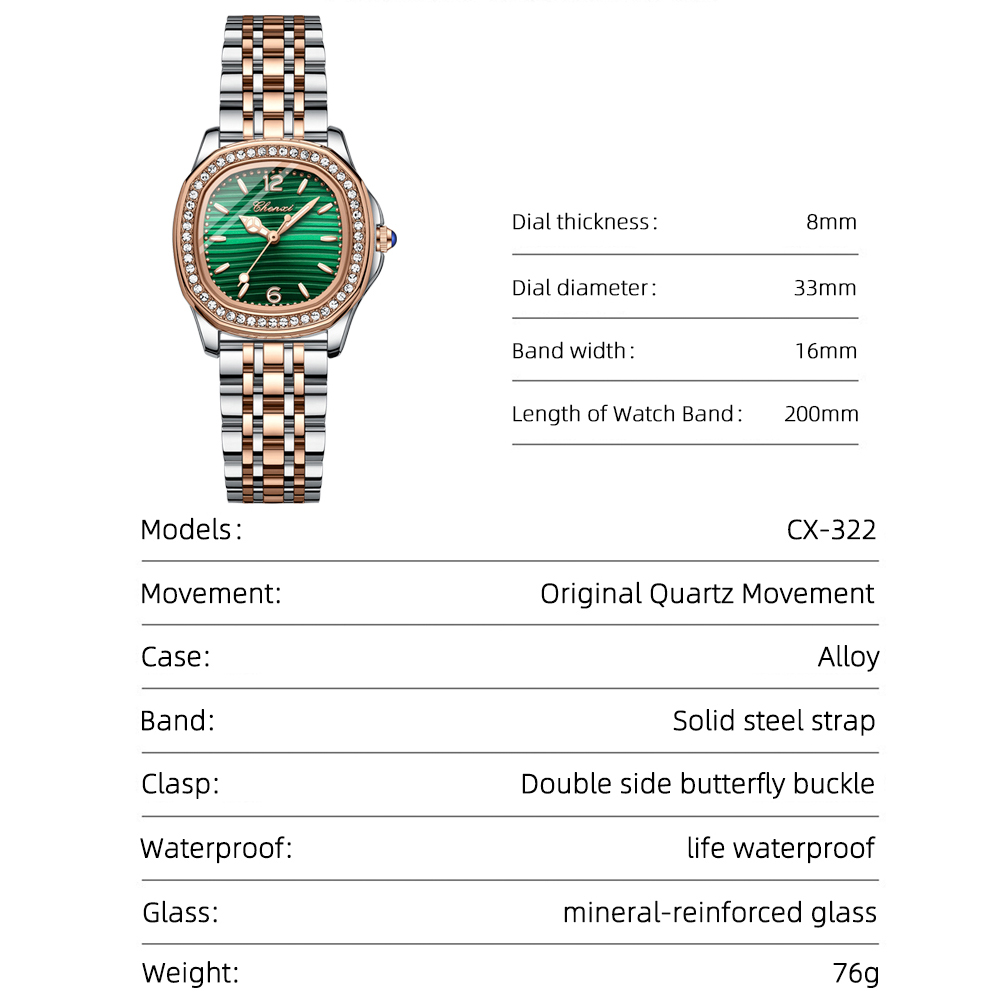 Jam Tangan Wanita Chenxi Elega - Luxury Watch Events ulasan dan harga