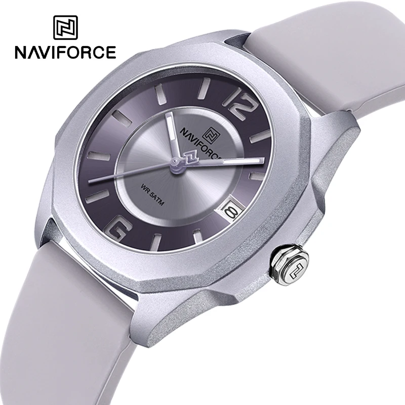 NAVIFORCE jam tangan 7107 wani - Luxury Watch Black ulasan dan harga