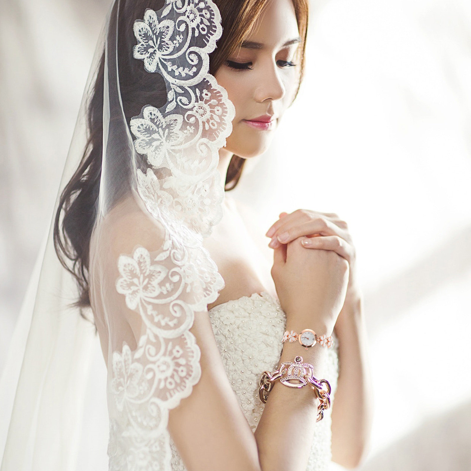 Jam Tangan Gelang Kristal Kuar - Luxury Watches ulasan dan harga