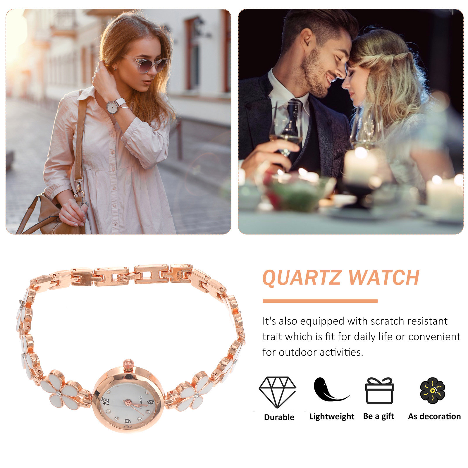 Jam Tangan Gelang Kristal Kuar - Luxury Watches ulasan dan harga