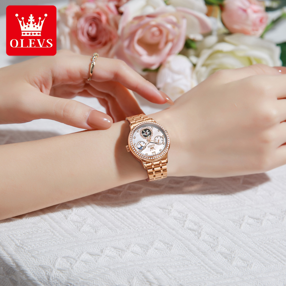 OLEVS Jam Tangan Wanita Jam Ta - Luxury Watches ulasan dan harga