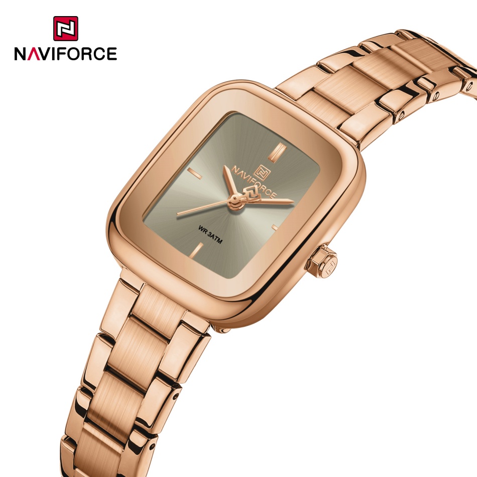Jam Tangan Wanita NAVIFORCE Vi - Luxury Watch Black ulasan dan harga