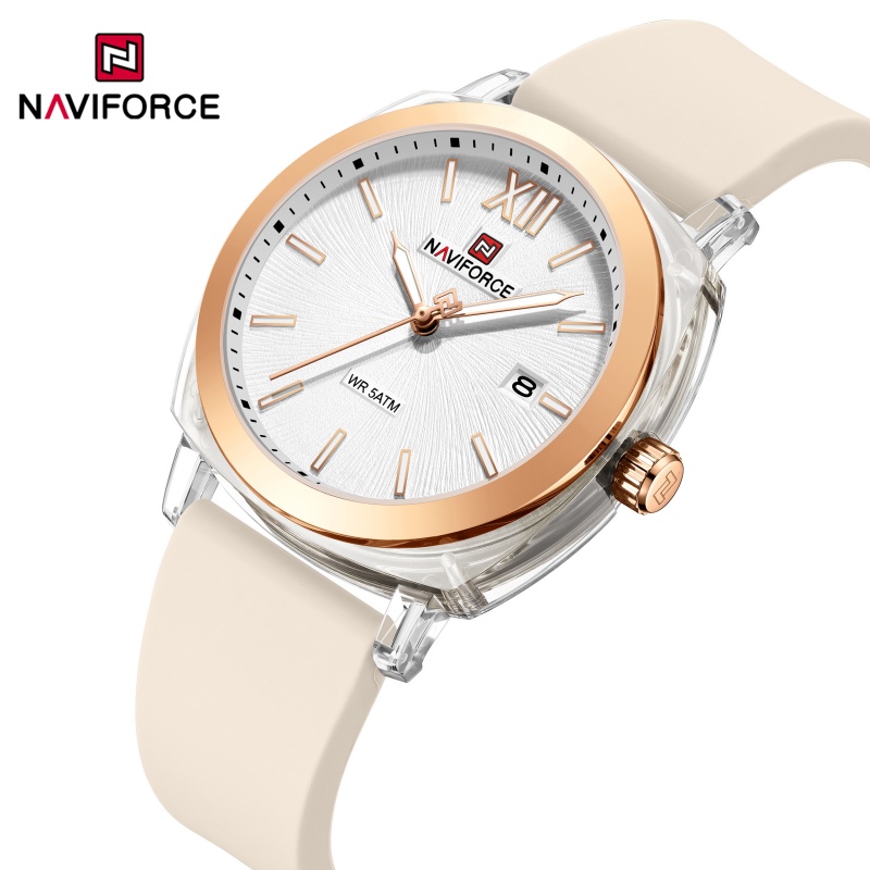NAVIFORCE Jam Tangan Kuarsa Kr - Luxury Watch Black ulasan dan harga