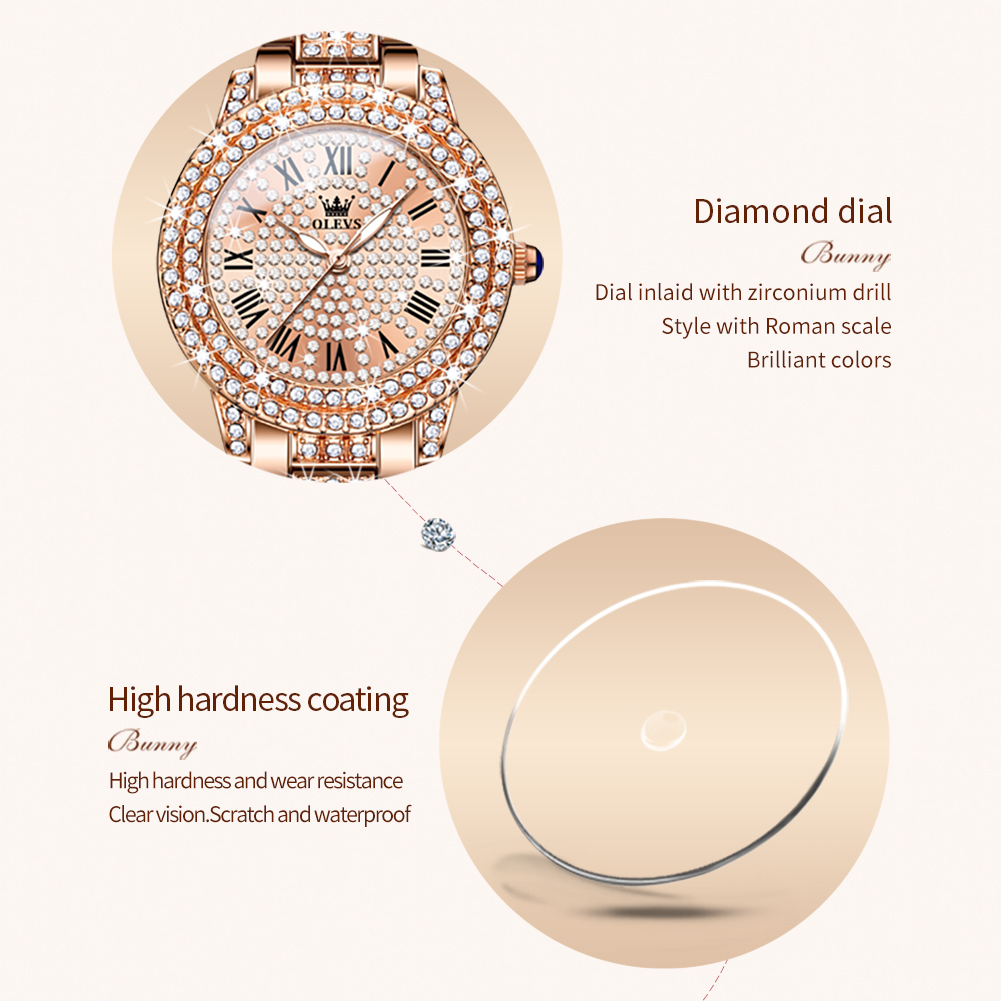 OLEVS jam tangan kuarsa wanita - Lux Watch ulasan dan harga