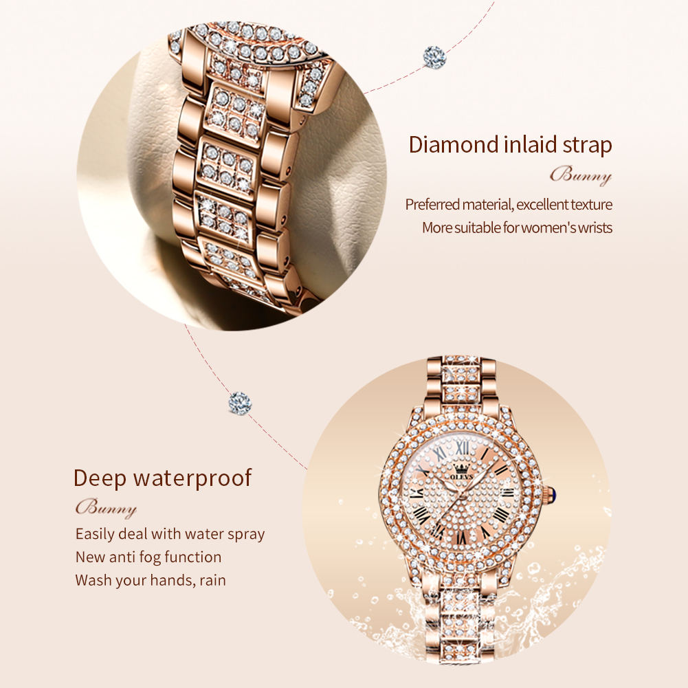 OLEVS jam tangan kuarsa wanita - Lux Watch ulasan dan harga
