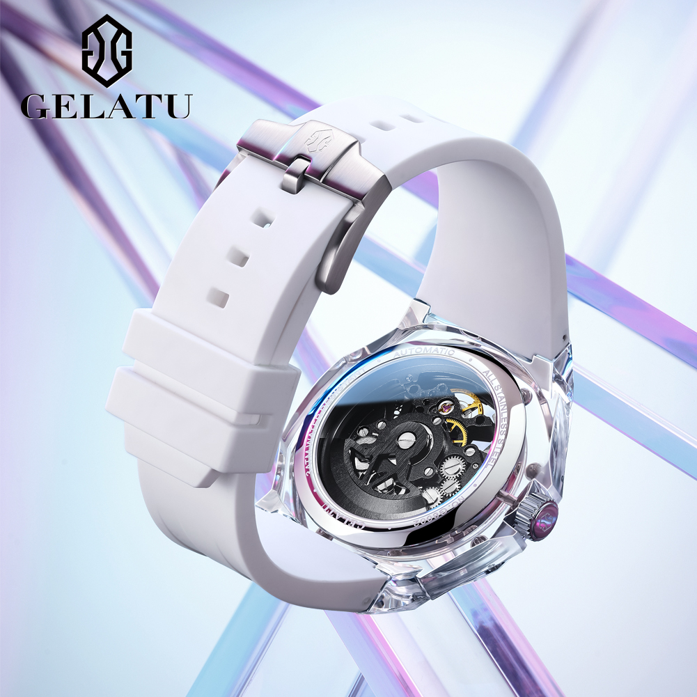 Jam Tangan Pria Mekanik Otomat - Luxury Watch Leather ulasan dan harga